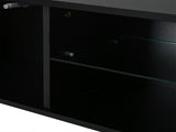 Mid-Century Modern LED TV Stand, Lowboard,TV Cabinet with LED Light, TV Unit, Modern Industrial N605P438636Z