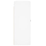 Wall Mounted Cabinet White 69.5x34x90 cm Engineered Wood 830372