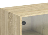 Highboard with Doors Sonoma Oak 68x37x142 cm Engineered Wood 3295866