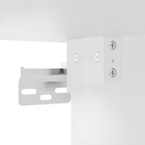 Highboard White 34,5x34x180 cm Engineered Wood 3199377