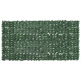Balcony Screen with Dark Green Leaves 300x150 cm 315491