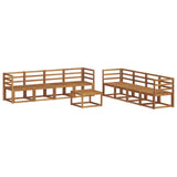 Outdoor Sofa Set 9 pcs Natural 3366167