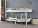 Twin Over Twin Bunk Bed for Kids Teens Adults, Heavy Duty Metal Bunk Bed with 06974123