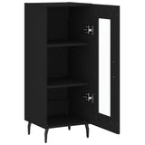 Sideboard Black 34.5x34x90 cm Engineered Wood 828813