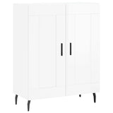Sideboard High Gloss White 69.5x34x90 cm Engineered Wood 830214