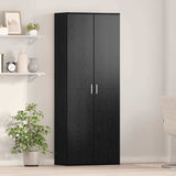 Highboard Black Oak 70 x 33.5 x 180 cm Engineered Wood 3365566
