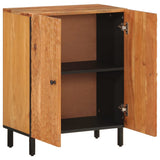 Side Cabinet 60x33x75 cm Solid Wood Acacia 356857