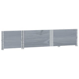 Garden Planter Grey 150x50 cm Solid Wood Pine 3295409
