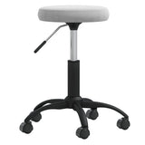 Office Swivel Chair Light Grey Velvet 333174