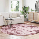 Shaggy Rug High Pile NAVARRA Dusty Pink 200x200 cm Polyester 4102921