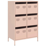 Highboard Pink 68x39x101.5 cm Steel 851221