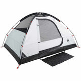 Camping Tent Dome 2-Person White Blackout Fabric Waterproof 94776