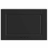Kitchen Wall Cabinet Porto Black Engineered Wood 854078