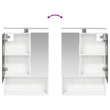 Bathroom Cabinet Set 5 pcs White Engineered Wood 3406439