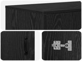 Electric Fireplace Black Oak 110 x 30 x 36.5 cm Engineered wood 8021024