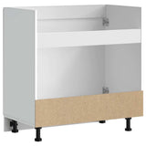 Sink Base Cabinet Lucca White Engineered Wood 853687