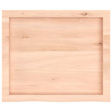 Bathroom Countertop 60x50x cm Untreated Solid Wood 3156012