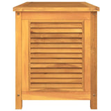 Garden Storage Box with Bag 90x50x58 cm Solid Wood Teak 363270