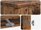 3 Piece Bathroom Cabinet Set ZWOLLE Old Wood Engineered Wood 3417439