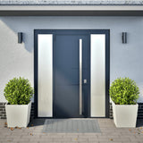 Garden Planters White 2 pcs 50x50x50 cm Steel 851069