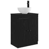 Bathroom Vanity with Sink Black 54 x 35 x 83 cm Engineered Wood 890115