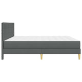 Bed Frame with Mattress Dark Grey 180 x 200 cm Fabric 3415254