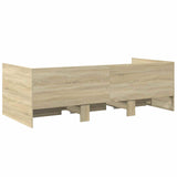 Bed Frame with Storage Sonoma Oak 80 x 200 cm Engineered Wood 3429630