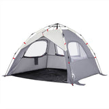 Beach Tent 3-Person Grey Quick Release Waterproof 4005316