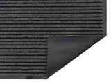 Doormat Stripe Black and Grey 115x500 cm 4105600