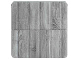 Wall-Mounted Bedside Cabinet Grey Sonoma 33 x 34.5 x 43 cm 898307