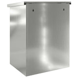 Parcel Drop Box Black 47.5 x 38 x 59 cm Galvanised Steel 874945