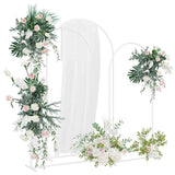Wedding Arch 3 pcs White Steel 42023037