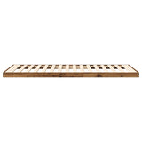 Floor Bed Frame Old Wood 90 x 190 cm Engineered Wood 893530