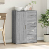 Sideboard Grey Sonoma 60x31x84 cm Engineered Wood 840511