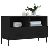 TV Cabinet Black 80x36x50 cm Engineered Wood 828981
