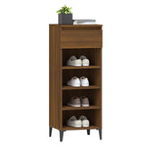 Shoe Rack Brown Oak 40x36x105 cm Engineered Wood 819787