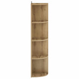 Corner Shelf 4-Tier 41.5 x 41.5 x 143 cm Engineered Wood 8016341