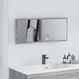 Mirror with Mirror Grey Sonoma 90 x 8.5 x 37 cm Engineered Wood 822818