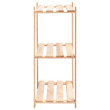 3-Tier Storage Racks 2 pcs 60x38x90 cm Solid Pinewood 150 kg 3051121