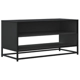 TV Cabinet Black 91x40x46 cm Engineered Wood and Metal 848884