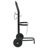 Hand Trolley Black and Red 49 x 49 x 101 cm Steel 4019017