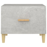 Coffee Tables 2 pcs Concrete Grey 50x50x40 cm Engineered Wood 812717