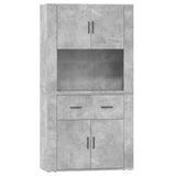 Highboard Concrete Grey Engineered Wood 3185371