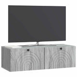 Wall-Mounted TV Cabinet Grey Sonoma 99 x 41 x 30 cm 898191