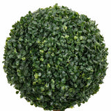 Artificial Boxwood Plant with Pot Ball Shaped Green 119 cm 336514