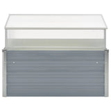 Greenhouse 100x100x85 cm Galvanised Steel Grey 42406