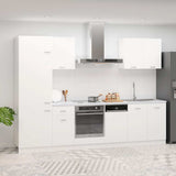 7 Piece Kitchen Cabinet Set Lyon White Engineered Wood 3067631