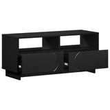 TV Stand 90 x 34.5 x 40 cm Black Engineered Wood 8011469