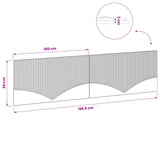 Wall-Mounted Headboard HOORN Sonoma Oak Engineered Wood 897367