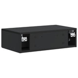 Wall-Mounted Side Table Black 59 x 34.5 x 17 cm Engineered Wood 899336